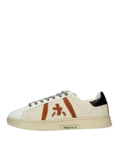 Leather and fabric sneakers. PREMIATA | RUSSELL VAR6748